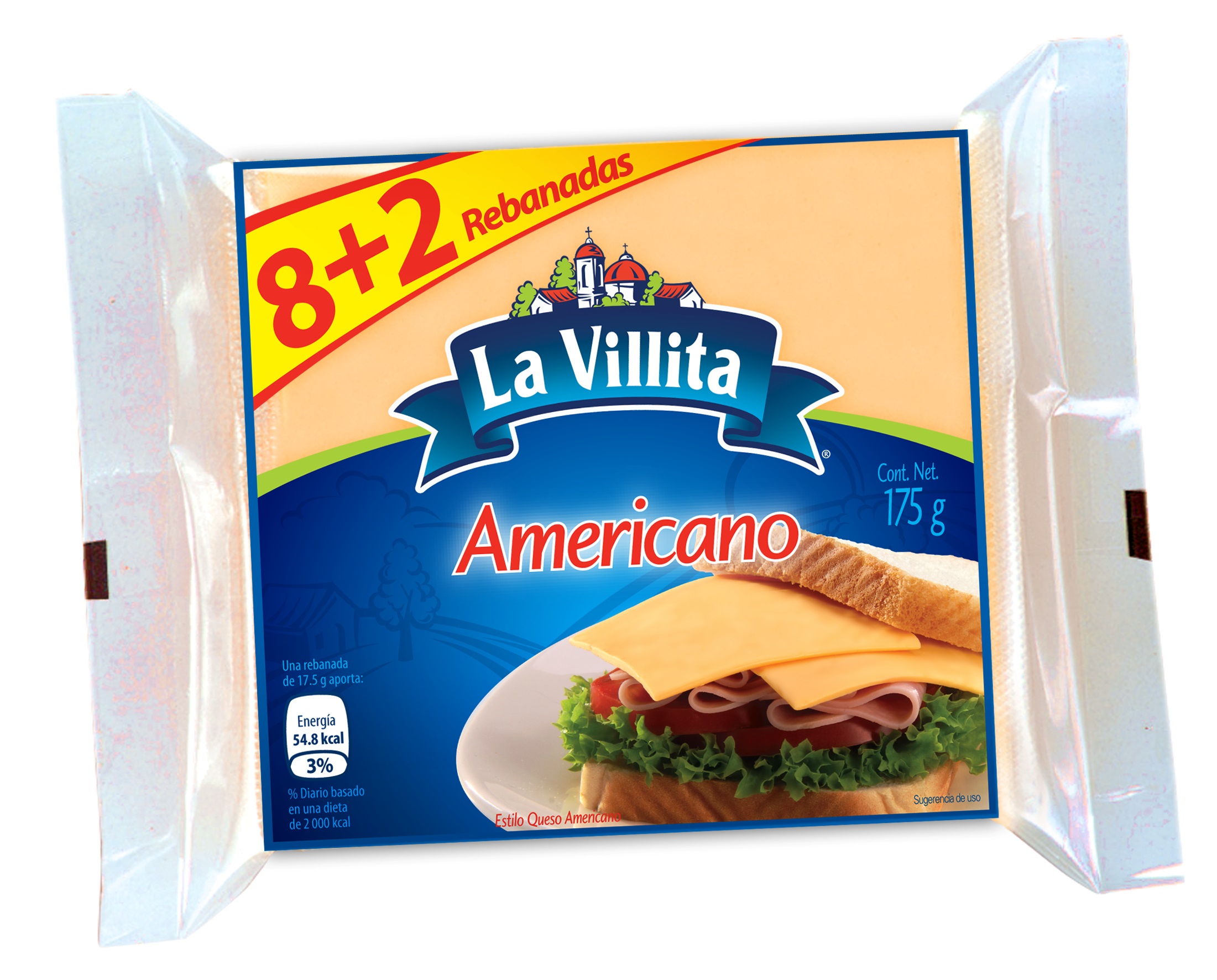 QUESO AMERICANO LA VILLITA 175GR Gamarti
