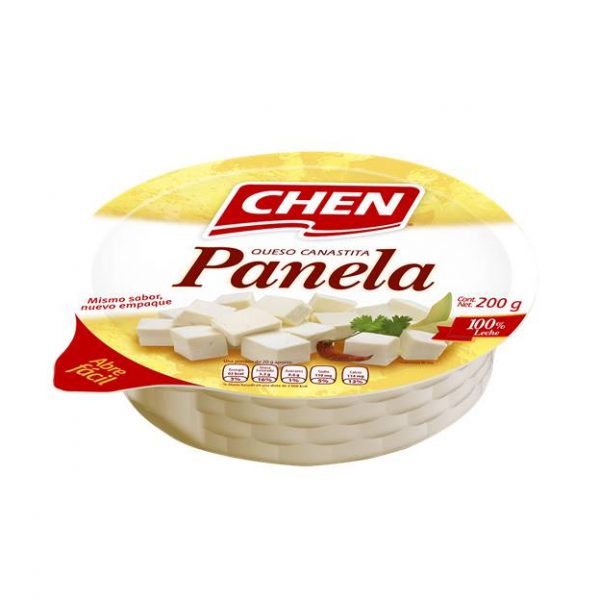 QUESO PANELA CANASTITA 200 G CHEN