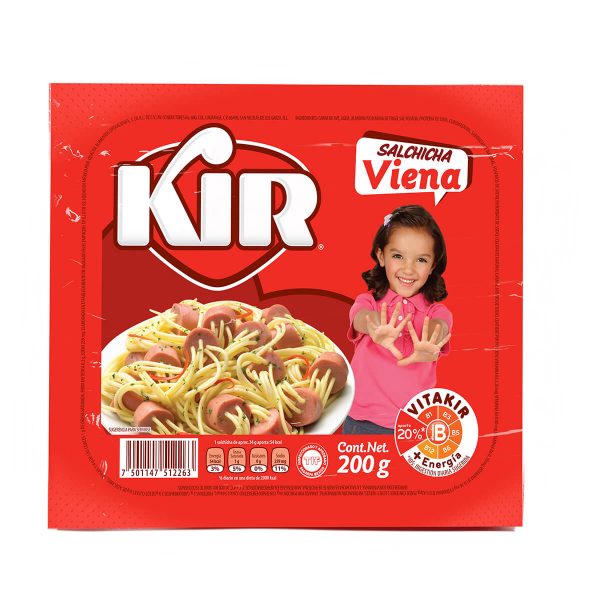 SALCHICHA VIENA 200 G KIR