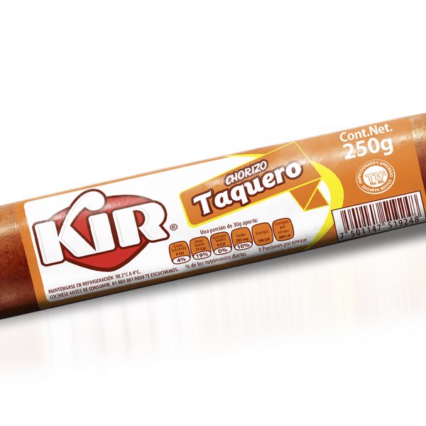 X924 C CHORIZO TAQUERO KIR 250G