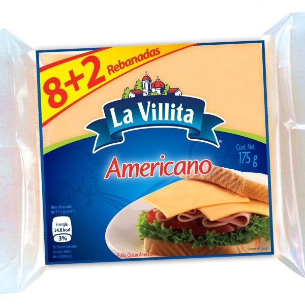 QUESO AMERICANO 175 G LVI 1 QUESO AMERICANO 175 G LVI